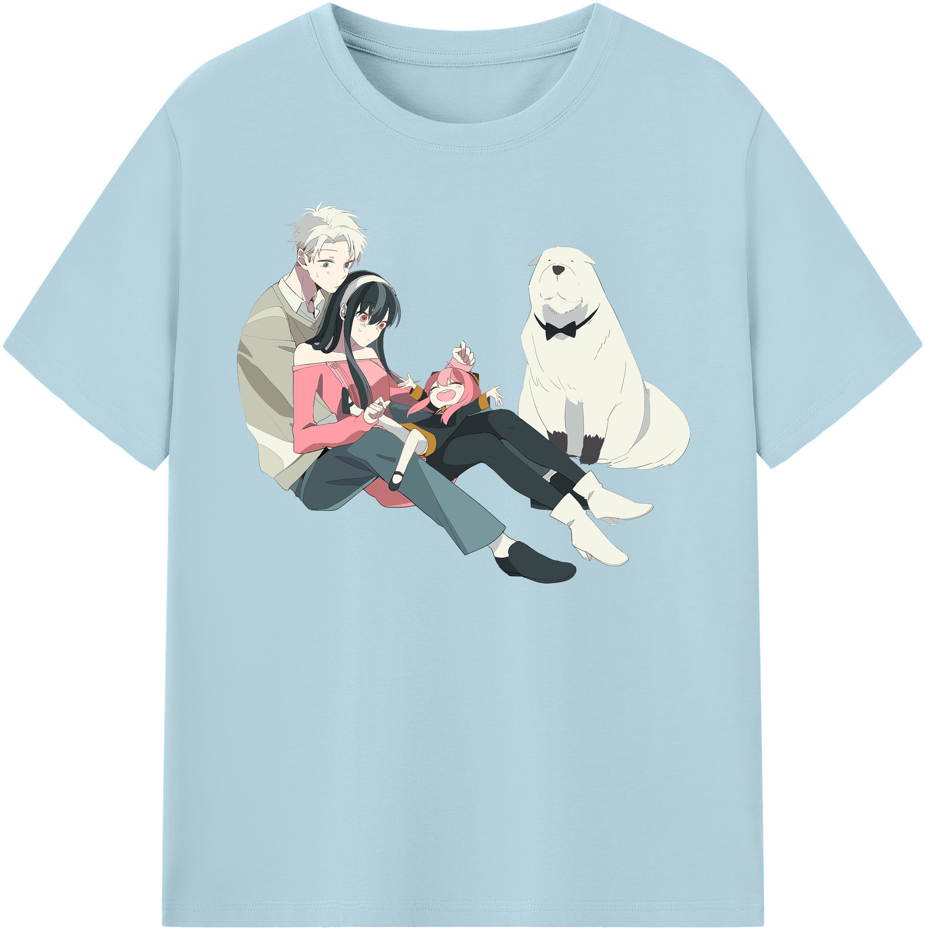 （画像用） SPY×FAMILY间谍家家酒 綿100％半袖Tシャツ（フロントプリント）